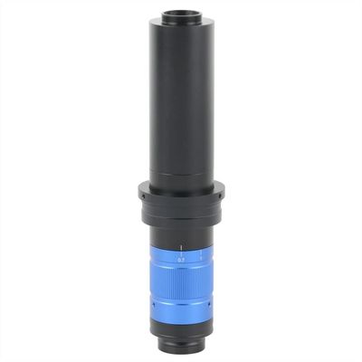 JOEBO Microscope Kit Microscope Eyepieces 300X 450X 600X Adjustable C Mount Lens 0.7X-5.6X Continuously Zoom Monocular Lens for HDMI VGA USB Video Microscope Camera Microscope Lens Adapters(900X)