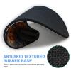 Mouses Pad Computer Mouses Mat Round Cute Mouses Pad with Design Non-Slip Desk Pad Laptop Desk Dark Rock Image Mat for Office Home Gaming Working view 3