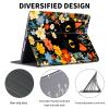 ACWDMKH for iPad (A16) 11th Generation Case 11 Inch 2025,for iPad 10th Generation Case 10.9 Inch 2022,Cute Slim PU Leather Folio Adjustable Stand Cover with Auto Wake/Sleep,Cartoon Cat Floral view 2
