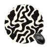 Mouses Pad Computer Mouses Mat Round Cute Mouses Pad with Design Non-Slip Desk Pad Laptop Desk Abstract Animal Print Mat for Office Home Gaming Working view 1