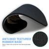Mouses Pad Computer Mouses Mat Round Cute Mouses Pad with Design Non-Slip Desk Pad Laptop Desk Fish Skeleton Graphics Mat for Office Home Gaming Working view 3