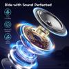 BETOWEY S5 Motorcycle Bluetooth Intercom for 10 Riders, Helmet Bluetooth Headset V5.3 with Audio Multitasking, 2 Type Microphone Speakers/Noise Reduction, 2 Pieces view 4