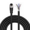 ZBLZGP M8 5-Pin Female to Bare Wire Cable, Shielded B-Code PVC 2M for Cognex in-Sight Micro 2000, Phoenix Contact, Banner - Industrial Automation Control view 1