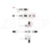 ZBLZGP M8 Trigger Cable, 5-Pin Male to Open End Pigtail, 2M (6.6ft) Shielded B-Code PVC, for Cognex in-Sight Micro 2000 Vision Sensor I/O Line view 3