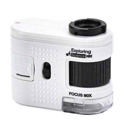 jojnsha Small Handheld Microscope with 1000X Pocket Sized Microscope Easy Carrying for Classroom & Laboratory Observation