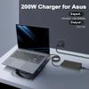 200W 6.0x3.7mm Tip Charger Compatible with Asus Rog Zephyrus G15 GA503QM GA503QS GA503QR GA503RM, Rog Strix G15 G17, TUF A15 A17 F15 F17 FA506 FA706 FX516 FX716 for Original ADP-200JB D Adapter view 2