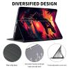 ACWDMKH Case for Kindle Scribe,PU Leather Cute Slim Folio Adjustable Stand Cover with Auto Wake/Sleep for Amazon Kindle Scribe Cover 10.2 Inch (2024/2022 Release),Dinosaur Sunset view 2