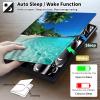 ACWDMKH Case for Kindle Scribe,PU Leather Cute Slim Folio Adjustable Stand Cover with Auto Wake/Sleep for Amazon Kindle Scribe Cover 10.2 Inch (2024/2022 Release),Green Sea Beach view 4