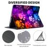 ACWDMKH Case for Kindle Scribe,PU Leather Cute Slim Folio Adjustable Stand Cover with Auto Wake/Sleep for Amazon Kindle Scribe Cover 10.2 Inch (2024/2022 Release),Purple Glitter Paw view 2