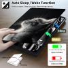 ACWDMKH Case for Kindle Scribe,PU Leather Cute Slim Folio Adjustable Stand Cover with Auto Wake/Sleep for Amazon Kindle Scribe Cover 10.2 Inch (2024/2022 Release),Cute Cat Black view 4