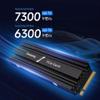 fanxiang S880R 1TB PCIe 4.0 NVMe SSD with Heatsink for PS5, M.2 2280 Gen4x4 Internal Solid State Drive, Up to 7300MB/s, 3D NAND TLC, Compatible with Desktop, Laptop, PS5 view 2