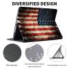 ACWDMKH Case for Kindle Scribe,PU Leather Cute Slim Folio Adjustable Stand Cover with Auto Wake/Sleep for Amazon Kindle Scribe Cover 10.2 Inch (2024/2022 Release),Retro American Flag view 2