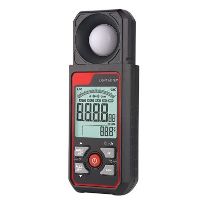 LIBODD Digital Light Meter Photography Luxmeter 300000LUX Illuminometer Lux/FC Measure Photometer Environmental Tester Outdoor(TA631B)