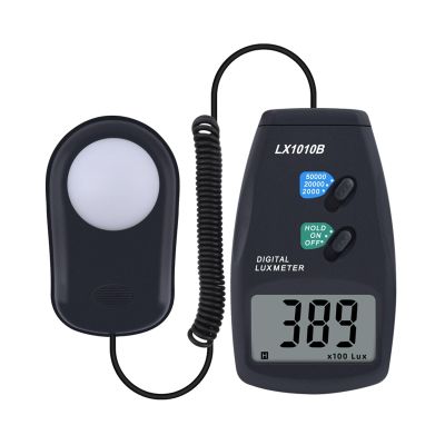 LIBODD Digital Illuminance Meter Portable Illuminometer LCD Reading Lock and Low Power Indication Function 1-50,000lx Light Photometer