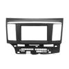 Bacar Car Stereo Double 2 Din Fascia Dash Panel Facia Kit Trim Central Control Audio DVD Panel Frame Replacement for MITSUBISHI Lancer 2009 2010 2011 2012 Hatch view 1
