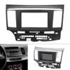 Bacar Car Stereo Double 2 Din Fascia Dash Panel Facia Kit Trim Central Control Audio DVD Panel Frame Replacement for MITSUBISHI Lancer 2009 2010 2011 2012 Hatch view 2
