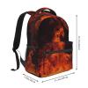 BWLHJKE Travel Backpack for Women Men Dancing Fire Laptop Backpack Large College Bag Waterproof Casual Daypack view 2