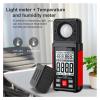 LIBODD HT603 Light Meter 200000 Lux Digital Illuminance Meter with Ambient Humidity and Temperature Meter Lux Meter view 4