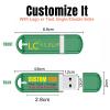 Custom USB Flash Drive 16GB 50 Pack with Oval Cap Thumb Drive Customizable USB Drive Logo Print FEWINA Branding with Personalized USB Stick (50 Pack,7 Color Options) view 4