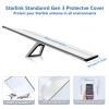 Starlink gen 3 Standard Protector, Protective Shell for Starlink gen 3 Dish,Clear Polycarbonate Shock Resistant for Starlink Accessory Anti-Drop for Your Starlink gen 3 Safeguard from Hails and Rocks view 3