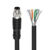 ZBLZGP Industrial Automation Field Device Cable M8 4Pin Male Bare Wire Shielded for Proximity Sensor Actuator Large Scale Production Site Wiring 50M view 1