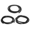 DMiotech 1/4" x 13ft, 3/8" x 13ft, 1/2" x 13ft Assorted Wire Loom Split Tubing, Cord Protectors from Pet Flexible Conduit Cable Management for Office, Home, Garden, Black view 1