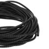 DMiotech 100ft Wire Loom Split Tubing 1/4 Inch, Cord Protectors from Pet Flexible Conduit Cable Management for Office, Home, Garden, Black view 1
