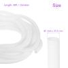 DMiotech 50ft Wire Loom Split Tubing 1 Inch(25.5 Mm) ID, Cord Protectors from Pet Flexible Conduit Cable Management for Office, Home, Garden, White view 3