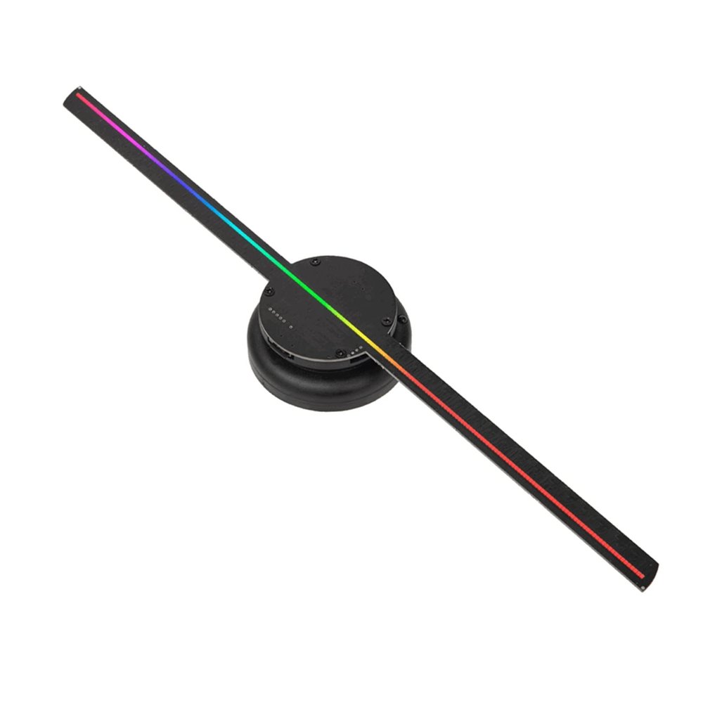 3D Hologram Fan, 15.7" Holographic Fan Naked Eye 3d Advertising Machine Rotational Virtual Stereoscopic Imaging, for Home Decorations, Anime character projection