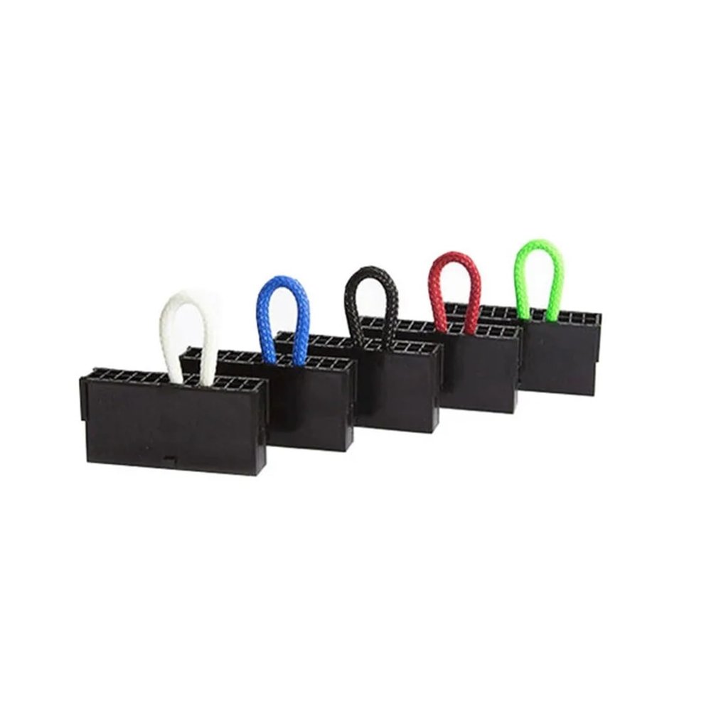 Chunsu 24Pin Power Start Jumper ATX/PSU Cable Connector Computer ON/Off Start Switcher(Blue)