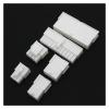 Chunsu 4.2mm White Black 24Pin 4+4pin 8Pin CPU GPU 6+2Pin 6Pin PCIE Connector Hosinng Set for PSU Extension Cable Kit(White 6p Set) view 1