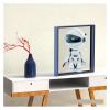 3D Hologram Fan, 17.7inch 3D Holographic Fan Projector Rotating Virtual Stereoscopic Aerial Imaging With Colorful Display, LED Holographic Fan Spinner view 4