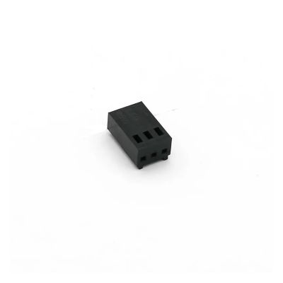Chunsu Black Red White 2510 3pin Female Fan Connector Housing with 3pcs Terminals-10pcs(Black 3pin Female)