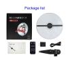 3D Hologram Fan, 3D Fan Holographic Projector 10.63in Remote Advertising Display Lights Mini Desktop Projector, for Business, Bar, Home Decorations view 3