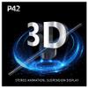 3D Hologram Fan, 16.3 3D Hologram Fan Advertising Display Projector Floating Art Decorative, Holographic Fan Spinner, for Home Decorations, Parties, Bar view 2