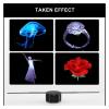 3D Hologram Fan, 16.3 3D Hologram Fan Advertising Display Projector Floating Art Decorative, Holographic Fan Spinner, for Home Decorations, Parties, Bar view 4