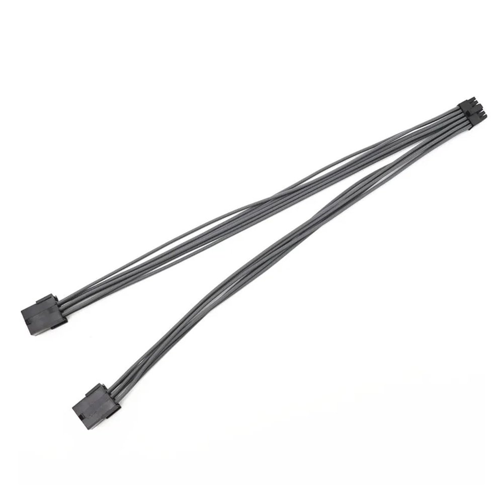 Chunsu RTX3060 3070 3080 RTX3090 12Pin Power Cable 12p to 2x8Pin GPU Adapter Cables -30cm(Gray)