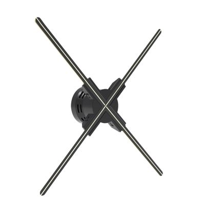 3D Hologram Fan, 3D Holographic Display Air Fan Video Projector Wall-mounted Led Sign Holographic Lamp Player Holographic Fan Spinner, for Business, Bar, Parties
