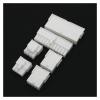 Chunsu 4.2mm White Black 24Pin 4+4pin 8Pin CPU GPU 6+2Pin 6Pin PCIE Connector Hosinng Set for PSU Extension Cable Kit(White 8p Set) view 1
