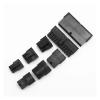 Chunsu 4.2mm White Black 24Pin 4+4pin 8Pin CPU GPU 6+2Pin 6Pin PCIE Connector Hosinng Set for PSU Extension Cable Kit(White 8p Set) view 2