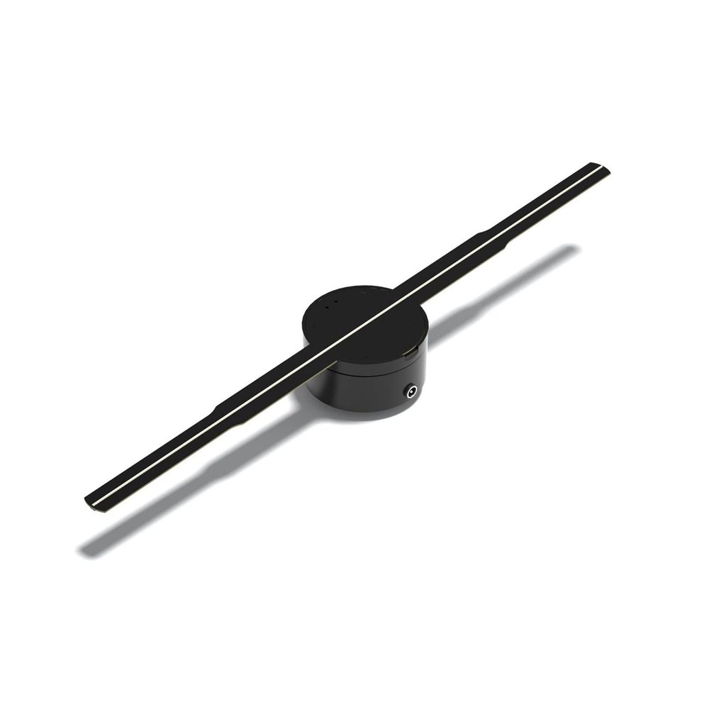3D Hologram Fan, 16.3" Normal Brightness 3D Fan Hologram Projector Holographic Imaging Lamp Advertising Lights, Holographic Fan Spinner, for Business, Bar