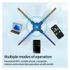 3D Hologram Fan, 23.62in Advertising Display Hologram Fan Easily Control Floating Art Decorative Holo Graphic Display, for Home Decorations, Anime character projection view 3