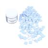 100Pcs Thermal Conductive Pad Silicone Thermal Sheet for IC Chipset LED IC SMD DIP Blue view 1