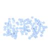 100Pcs Thermal Conductive Pad Silicone Thermal Sheet for IC Chipset LED IC SMD DIP Blue view 2