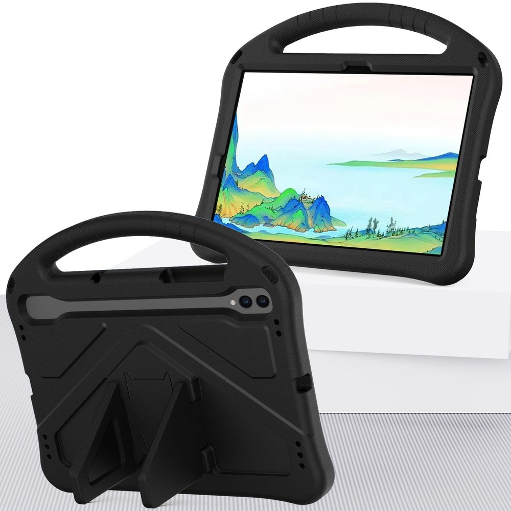 HUYOKHG Tablet Cases Compatible with Sumsung Galaxy Tab S8 11"(2022) X700/X706 Case Lightweight EVA Shock-Proof Case Tablet Case Shockproof Case, Handle Stand Protective Case Tablet PC Case(Black)