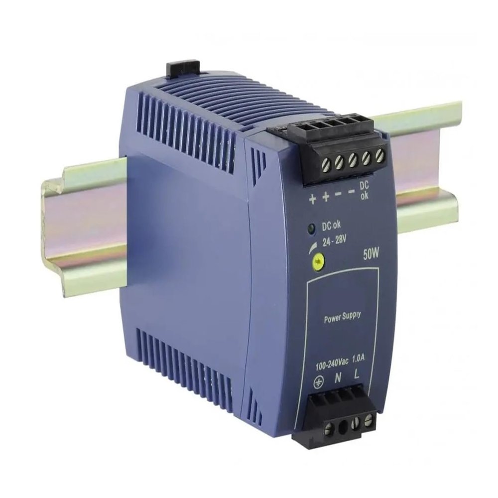 Arionyx Switching Power Supply Din Rail Power Supply ML50.111, 24V DC, 2.1A Output, 50W, Single Phase, ML50.111