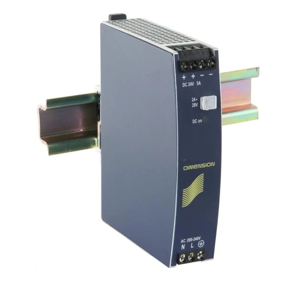 Arionyx Switching Power Supply DIN-Rail Power Supply CS5.244, 24V DC, 5A Output, 120W, Single Phase, CS5.244