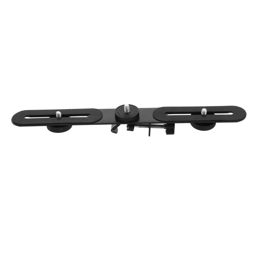 Yardenfun Camera Mount Bracket Metal Multi-Device Flash Holder for Live Streaming and Recording Tripod Extension for Enhanced Stability and Versatility