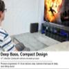 Rockville Slim Shaker 10" 150W Powered Subwoofer, Under or Behind Couch, Low Profile, Wall-Mountable, Deep Bass, for Home Theater and Gaming view 3