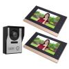 2 in 1 Wired Video Doorbell and Intercom System with 7 Inch Display, HD CMOS Sensor, Infrared Camera for Home Surveillance, Unlocking with Electric Locks (US Plug) view 2